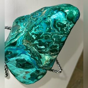 Insane Slab of Chrysocolla w/ Malachite & other minerals